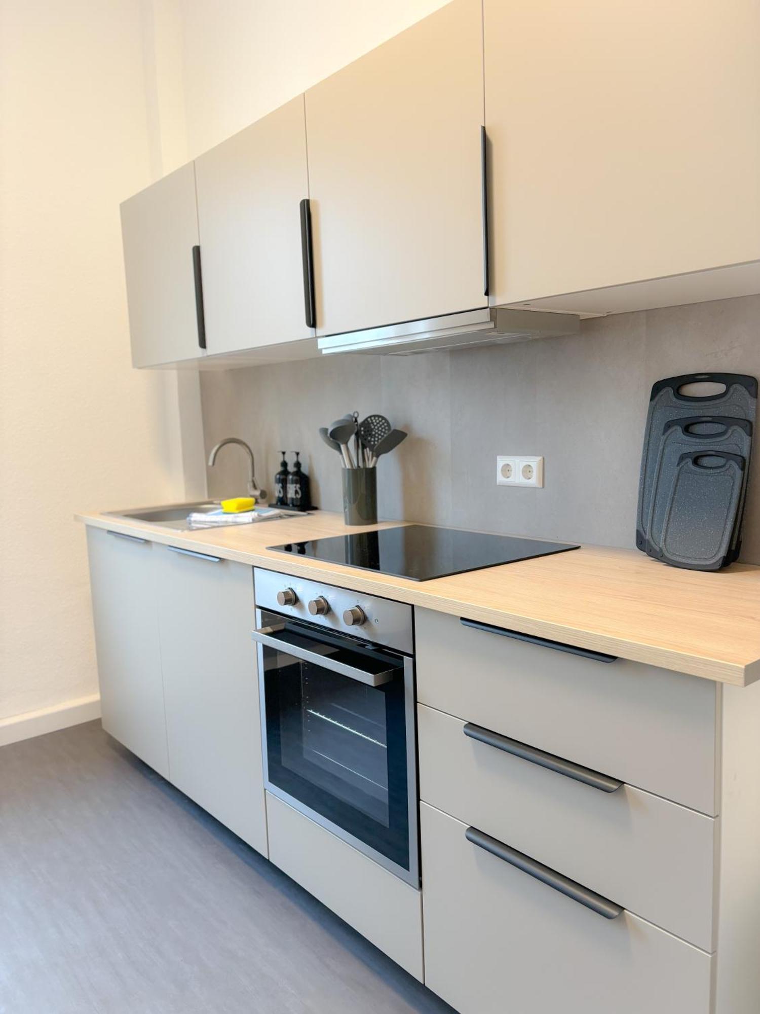 Helles City Apartment Fuer Familien & Gruppen ノイ・ウルム エクステリア 写真